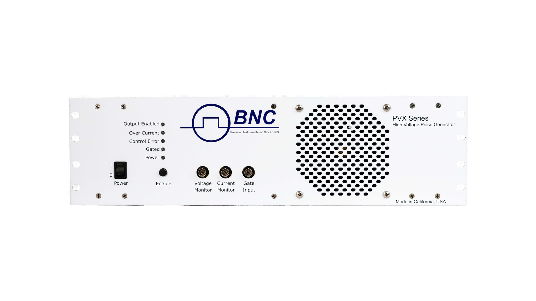 Berkeley Nucleonics DEI PVX-4151 high voltage pulse generator front panel
