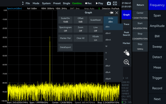Multiple Unit Display in SpecICX