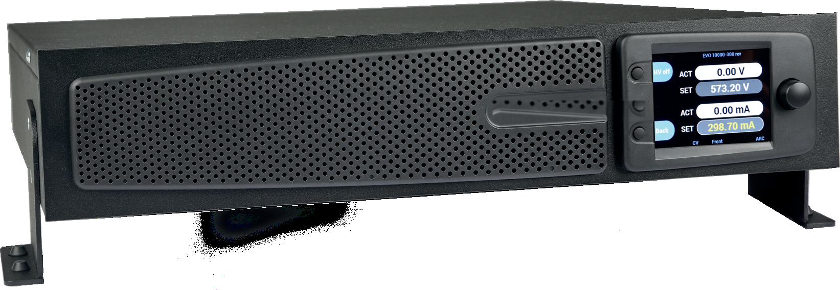 PVP-Series high-voltage power supply, 2U rack unit